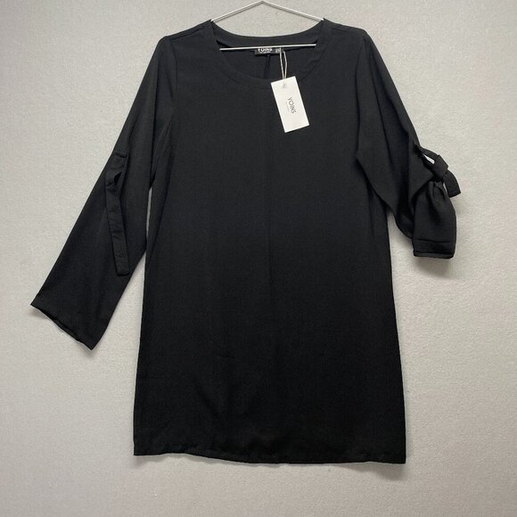 YOINS Dress Womens 12 Black Mini Lightweight - Picture 1 of 9